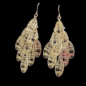 NWT - Gold Dangle Earrings with Timeless Elegance